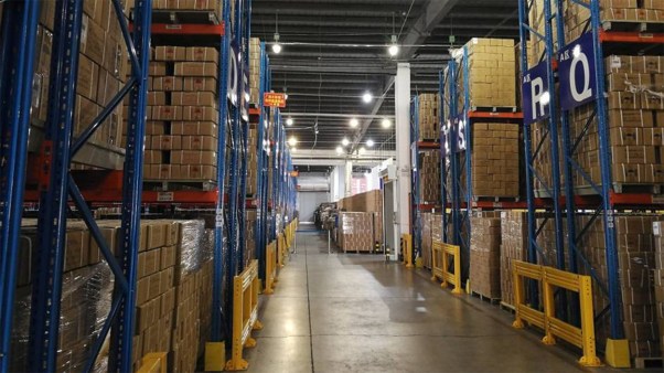 Bible in a warehouse in China