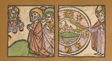 Old German woodcut illustrations based on the Nicene Creed.