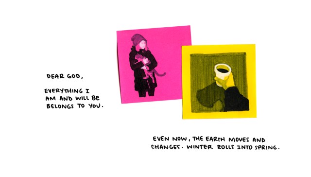 Post-it note art
