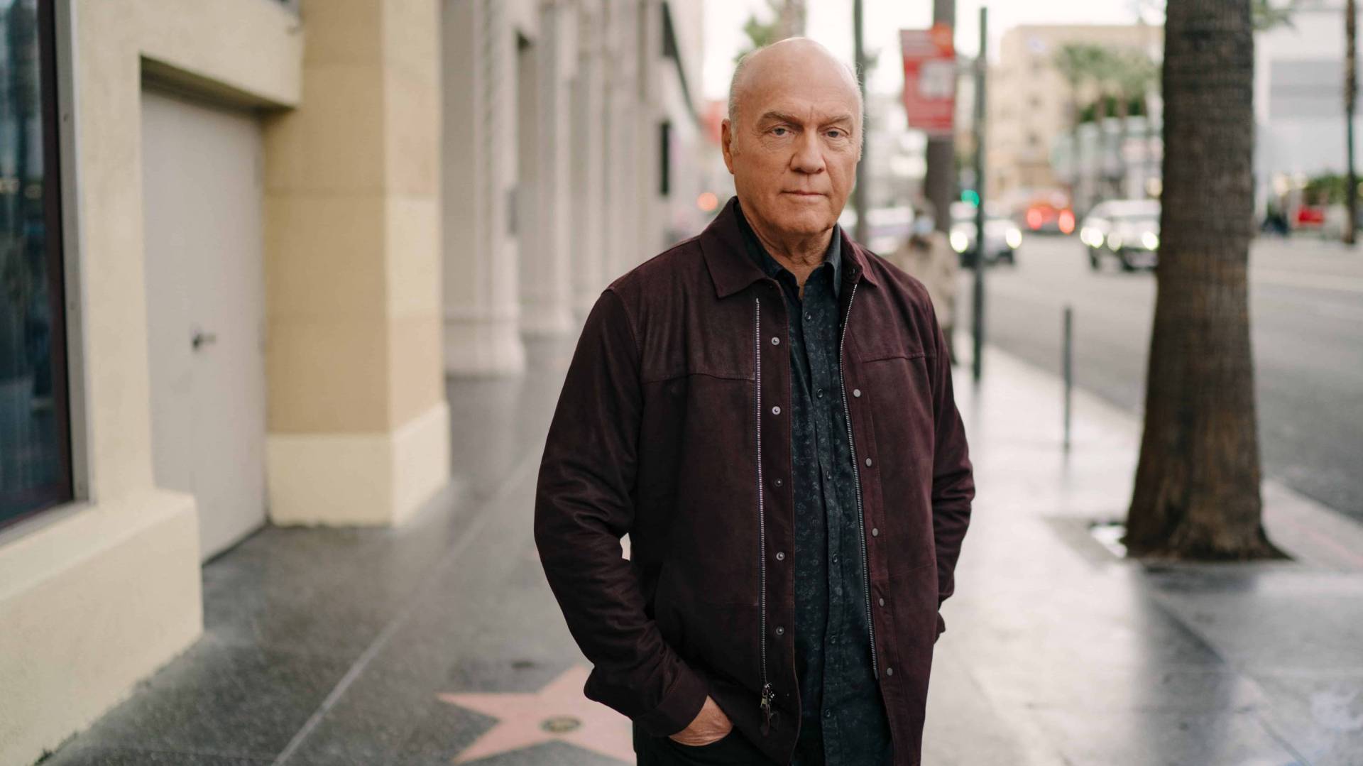 Greg Laurie poses for a portrait on Hollywood Blvd.