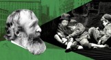 Charles Loring Brace in New York City with orphans.