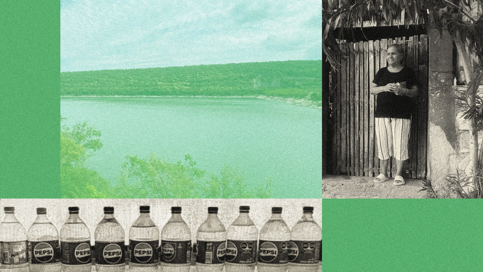 A collage of images from Mexico.