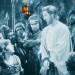 Jesus being betrayed by Judas