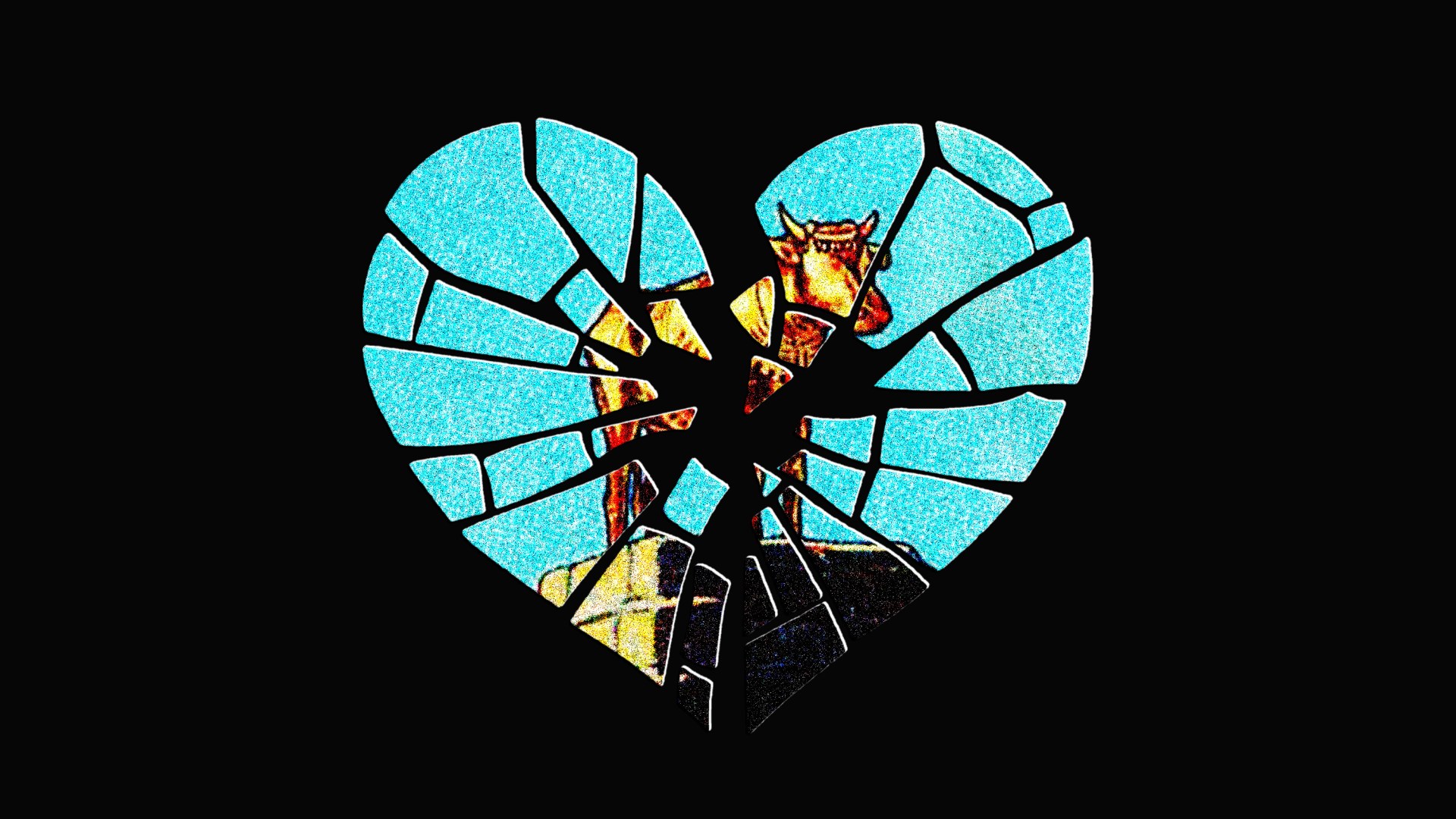 A broken heart and golden calf.