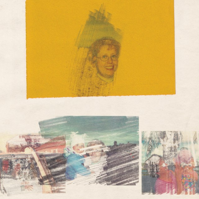 Sketches photos of Jen Pollock Michel's family