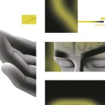 Collage of illustrations featuring closeups of human eyes, fingertips and yellow gradients.
