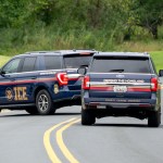 Immigration and Customs Enforcement (ICE) agents in newly designed vehicles in Washington DC.