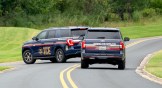 Immigration and Customs Enforcement (ICE) agents in newly designed vehicles in Washington DC.