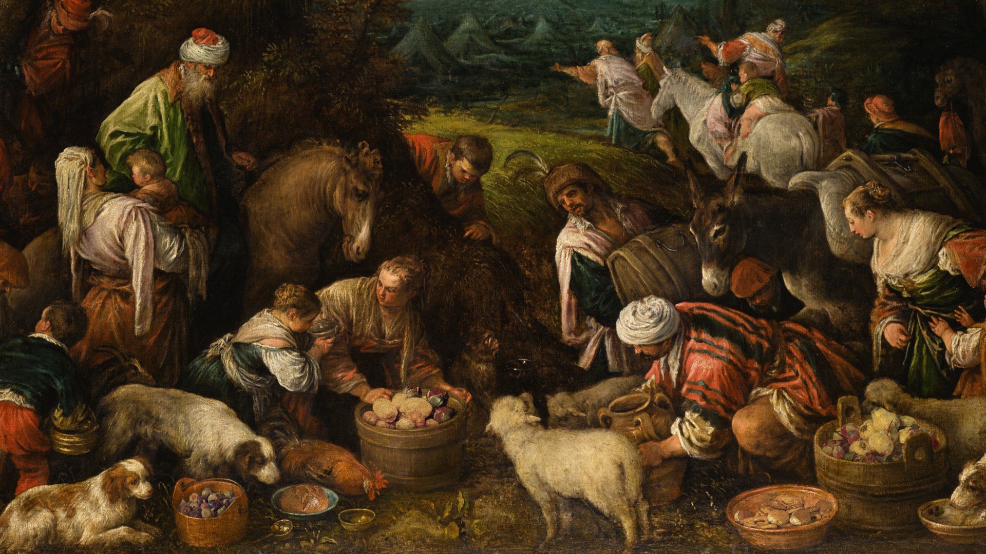 The Israelites in the Desert by Jacopo Bassano