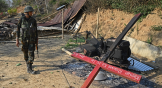 Junta soldier in Myanmar burnt church cross