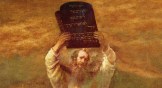 Moses with the Tablets of the Ten Commandments by Rembrandt