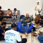 Bible study and fellowship at Sunil and Gladlyn's home.