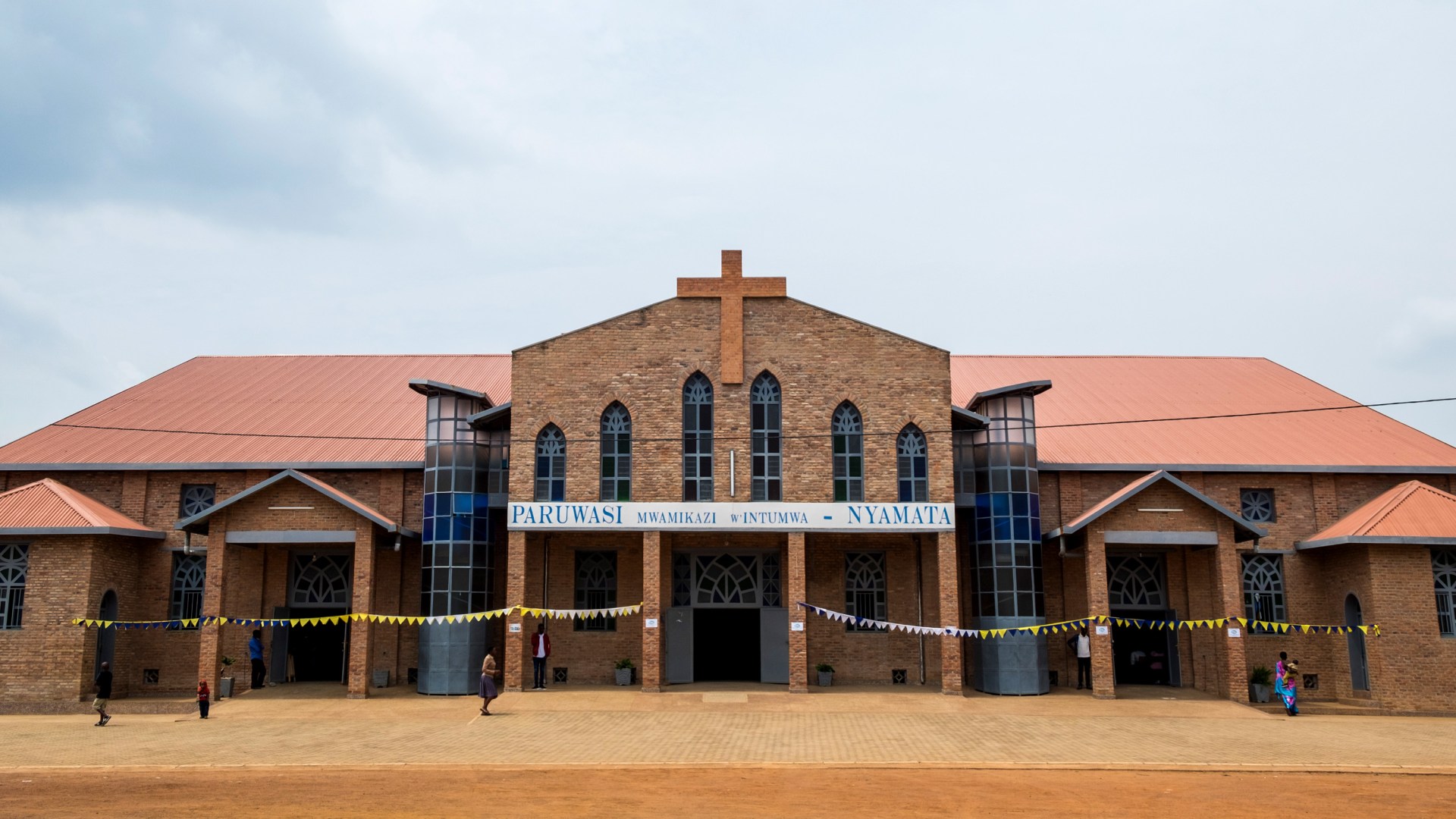 A local church in Nyamata, Rwanda.