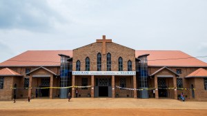 A local church in Nyamata, Rwanda.