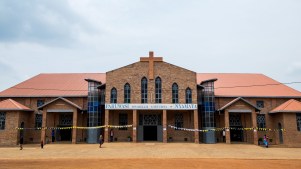 A local church in Nyamata, Rwanda.