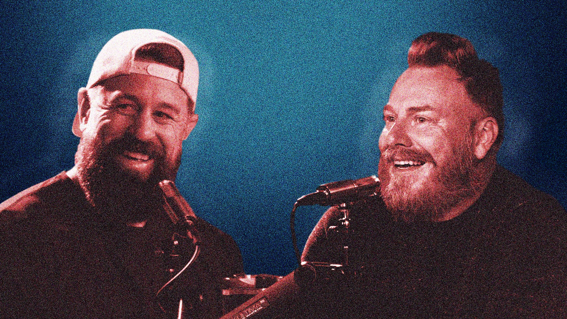 Lukas Rogers (left) and Nathan Henry (right), the co-hosts of Blurry Creatures.