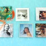 Taylor Swift's album covers.