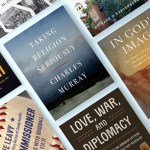 A layout of several books.