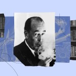 A collage of CS Lewis, Augustine, and books.