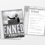 An image of JFK and a 1960 cover of CT Magazine.