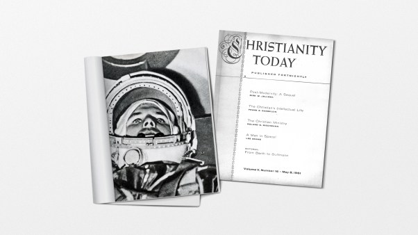 An astronaut and a CT magazine cover from 1961.