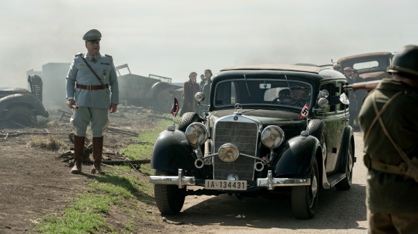 Russell Crowe as Hermann Göring in ‘Nuremberg.’