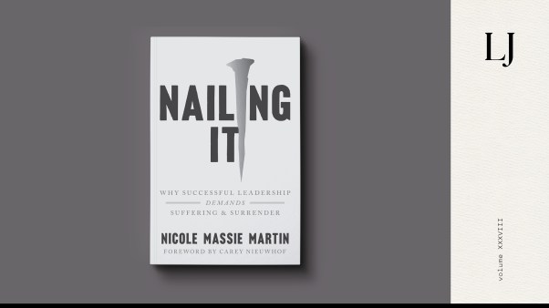 Book cover of Nailing It on a gray background