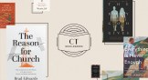 Several book covers and the CT logo.