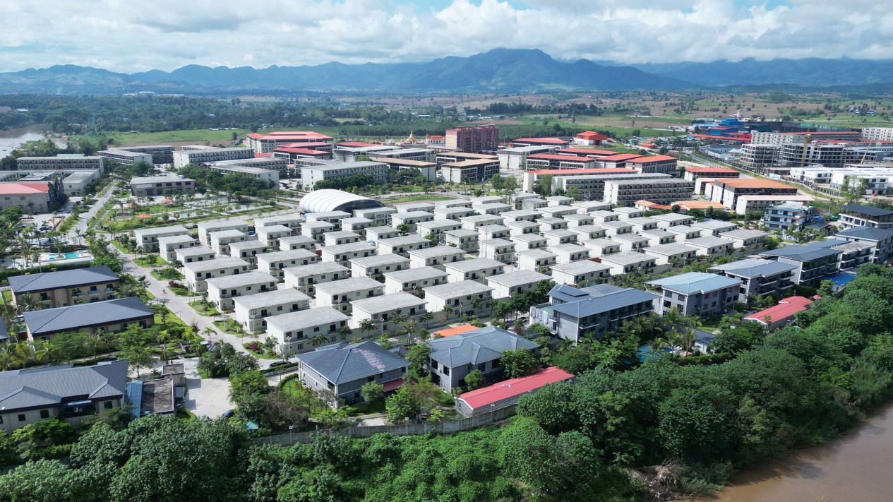 The KK Park complex in Myanmar's eastern Myawaddy township.