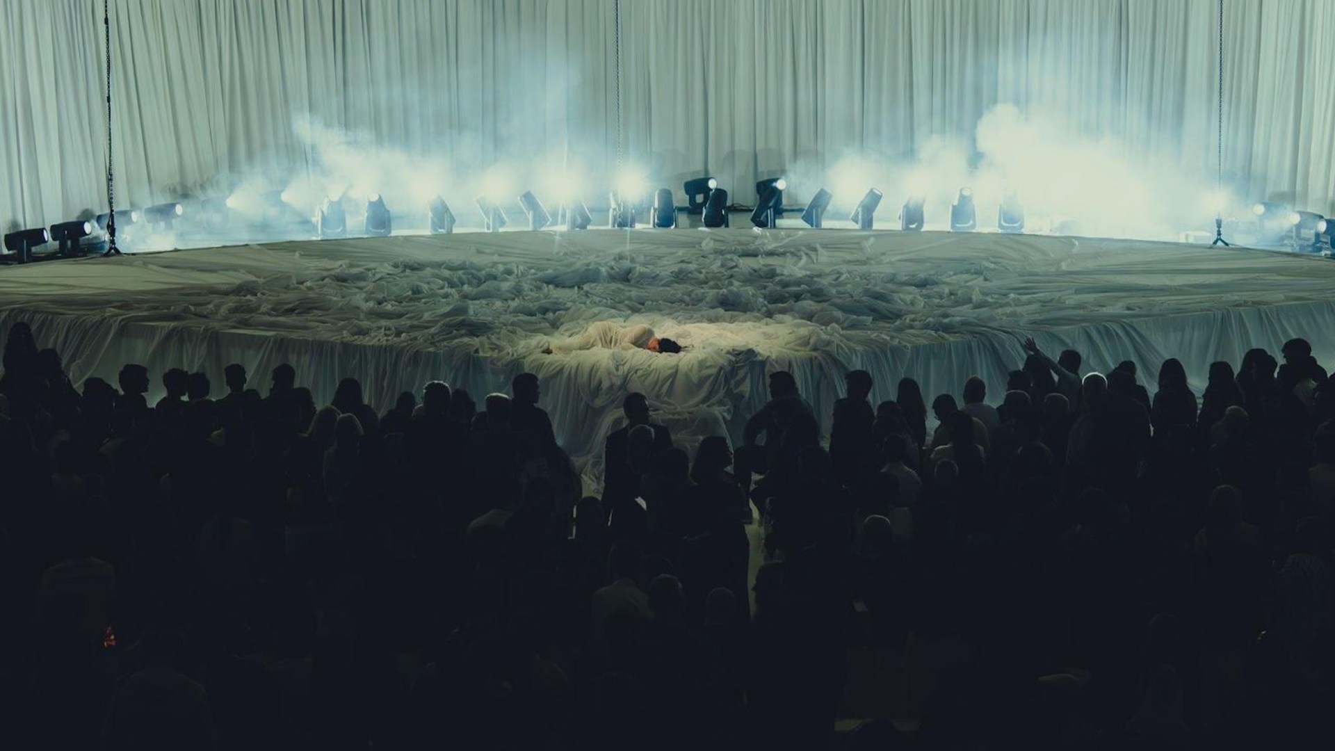 An image from a performance by Rosalia.