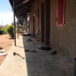 A ransacked student dormitory at St. Mary's Catholic School in Nigeria.