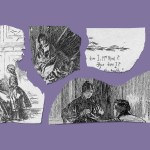 Pieces of illustrations from Jane Eyre.