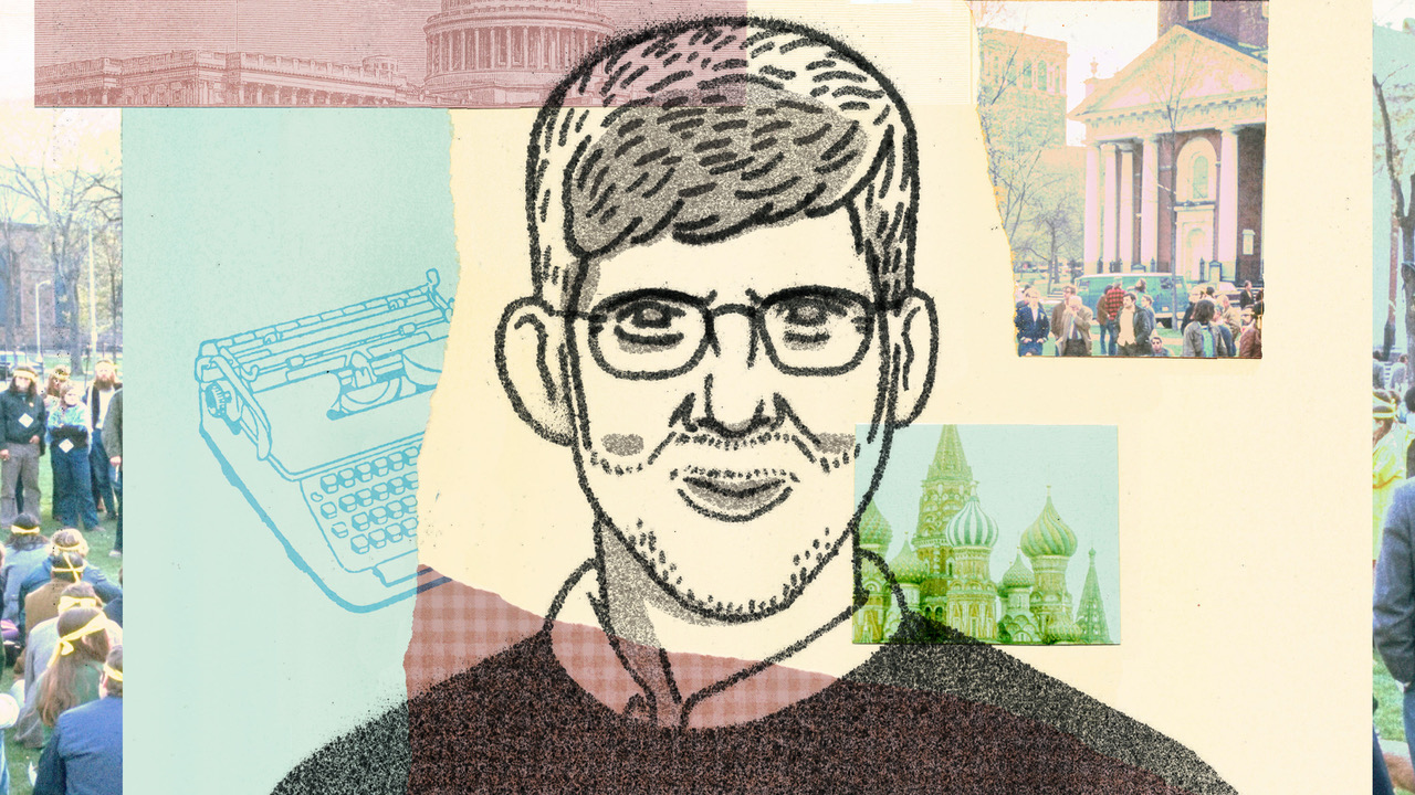 Illustration of CT's Editor in Chief Marvin Olasky.