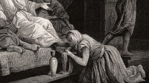 Anointing of Jesus by Alexandre Bida