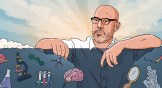 An illustration of the interviewee Christopher Beha.