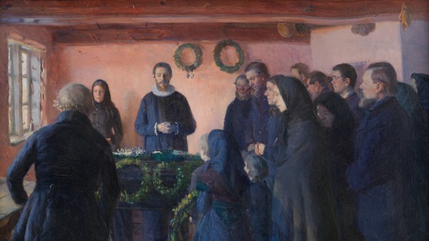 A Funeral by Anna Ancher