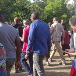 Kenya boys and parents.