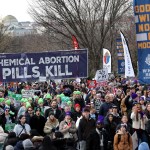 People attend the annual March for Life rally on January 23, 2026.