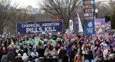 People attend the annual March for Life rally on January 23, 2026.