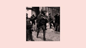 Federal law enforcement confronts protestors in Minnesota.