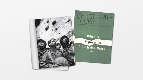 An image of soldiers and a CT magazine.