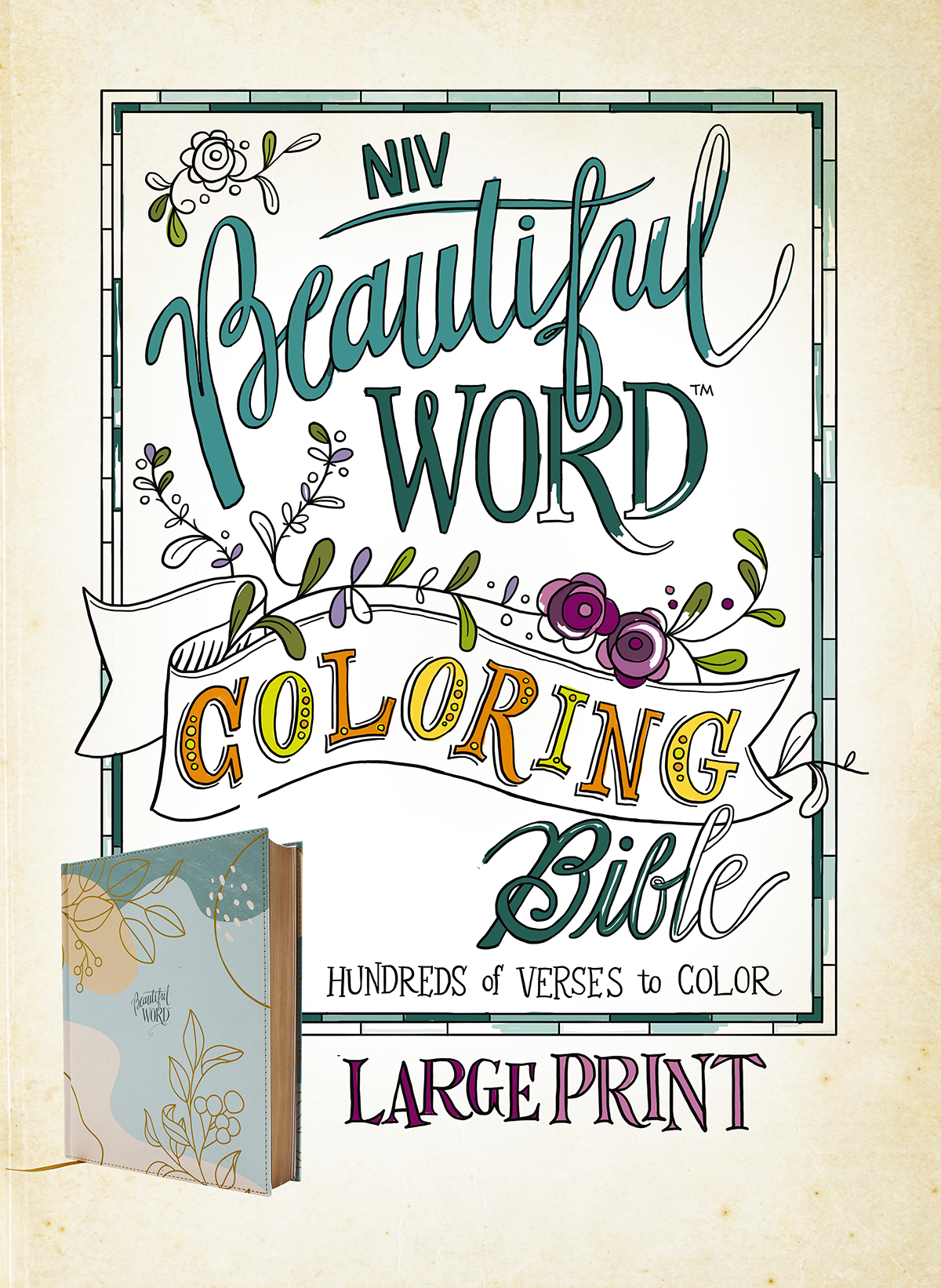 NIV Beautiful Word Coloring Bible, Large Print