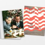 Richard Nixon Eating with Zhou Enlai in 1972.