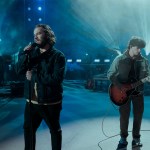 John Michael Finley as Bart Millard and Sammy Dell as his son Sam in I Can Only Imagine 2.