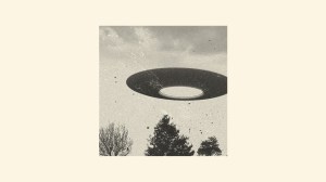 An illustration of a flying saucer.