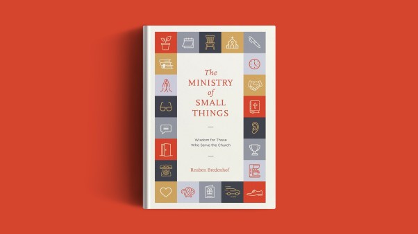 The book on an orange background.