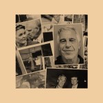 An image of some of the Epstein files.