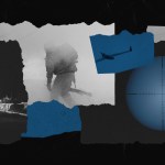 A collage of images showing a Ukrainian soldier, a drone, and an explosion.