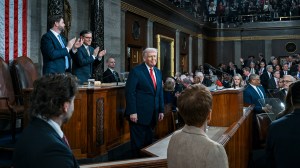 President Donald Trump delivers the State of the Union address during a joint session of Congress at the Capitol in Washington, DC on February 24, 2026.