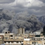 Smoke rises in Tehran after Israeli airstrikes hit Iranian capital.